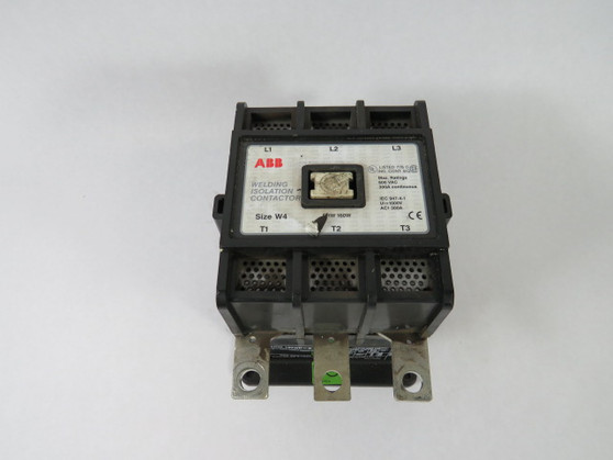 ABB EHW160WC-1L Welding Isolation Contactor 110V@50Hz 120V@60Hz 3-Pole USED