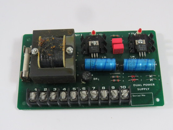 Saftronics CA141-1 Dual Power Supply Board  USED