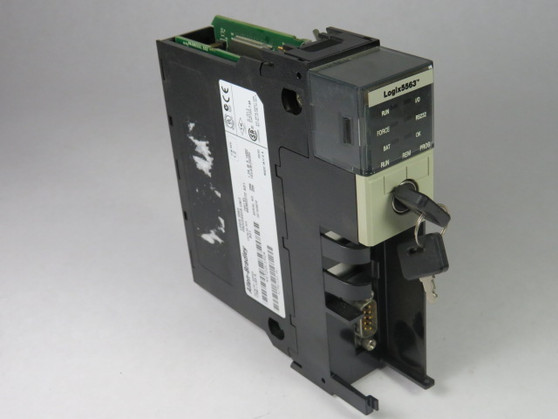 Allen-Bradley 1756-L63 Series A Processor Unit REV.B01 NO BATTERY NO DOOR  USED