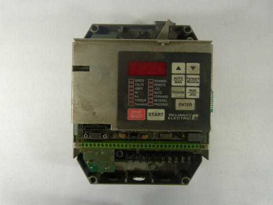 Reliance 5V4451 GV3000 AC Drive 5HP NEMA 4x/12 460V No Cover  AS IS