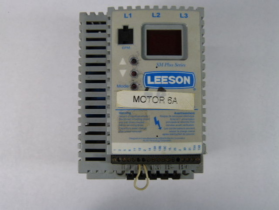Leeson 174497.00 174497 SM-Plus Variable Frequency Drive 3HP 550/575V  AS IS