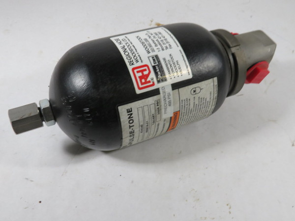Parker 834340 Pulse-Tone Shock Accumulator 1QT 3000 PSI USED