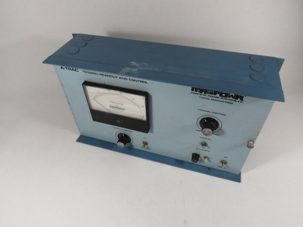 Magpowr A-TRAC Tension Readout & Control Input: 115VRMS 20W 50/60Hz  USED