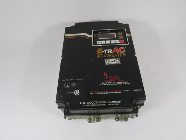 TB Woods AFC2000.7B2S Modified E-TRAC AC Inverter Drive  USED