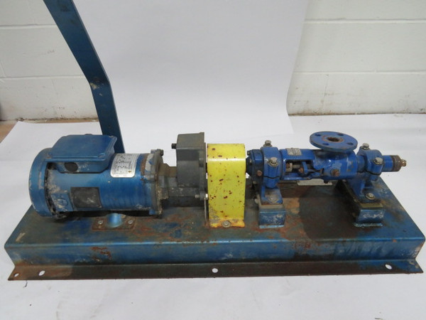 Liberty 3LM1CD0 Cavity Pump C/W Motor 1/2HP 1750RPM 90V ME0056C TEFC  USED