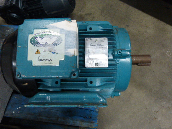 Brook Crompton 7.5HP 1740RPM 575V W-DA213T-L TEFC 3Ph 7.4A 60Hz  USED