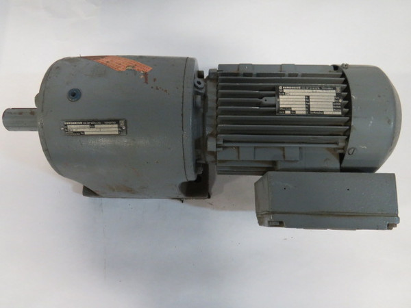 Sew-Eurodrive 1HP 1800/43RPM 330/575V 3PH 2.70/1.55A 60HZ C/W Gear Reducer USED