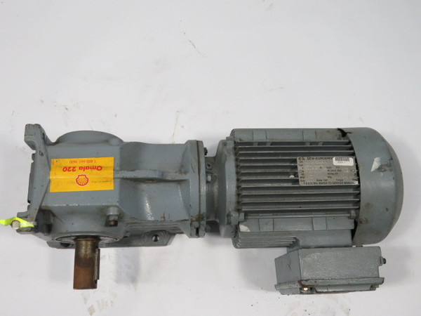 Sew-Eurodrive 3HP 1720rpm 330/575V TEFC c/w Gear Reducer 13.25:1 USED