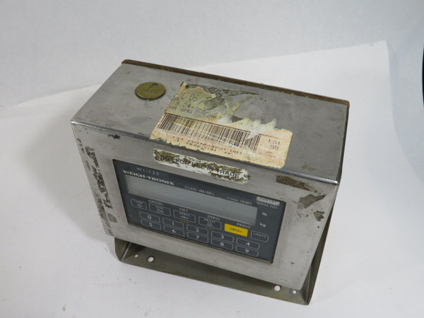 Weigh-Tronix WI-125-SST LED Scale Display w/Stand *Display Damage*  AS IS