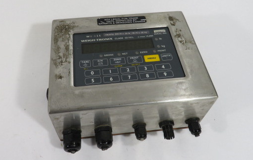 Weigh-Tronix WI-125-SST LED Display for Scale 115VAC 50/60Hz .5A 200lbs  USED
