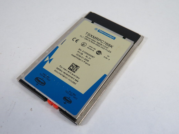 Telemecanique TSXMRPC768K Configurable SPAM Memory Extension 768KB  USED