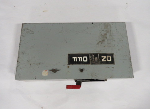 General Electric TH2223M Safety Switch 100A *Missing Fuse Clip*  AS IS