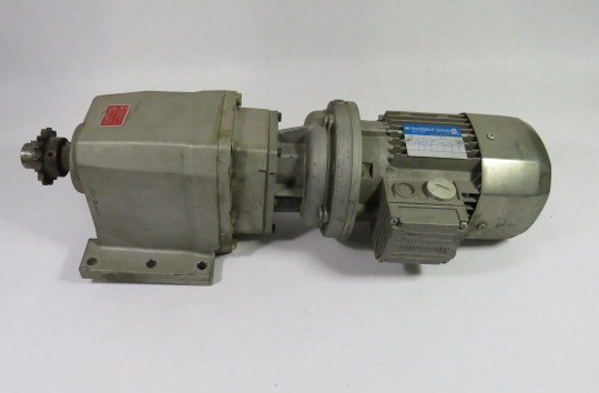 Bonfiglioli .37kW 1700RPM 230/460V TEFC 56C C/W Gear Reducer 103.3:1  USED