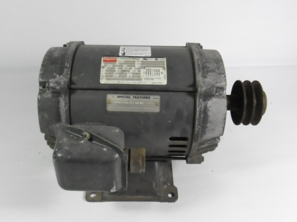 Dayton 2N983G Industrial Motor 3HP 1750RPM 208-220/440V TEFC 3Ph USED