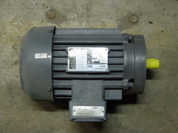 US Motors ELP2P1G 2HP 3525RPM 575V 145T TE 3Ph 2.2A 60Hz USED