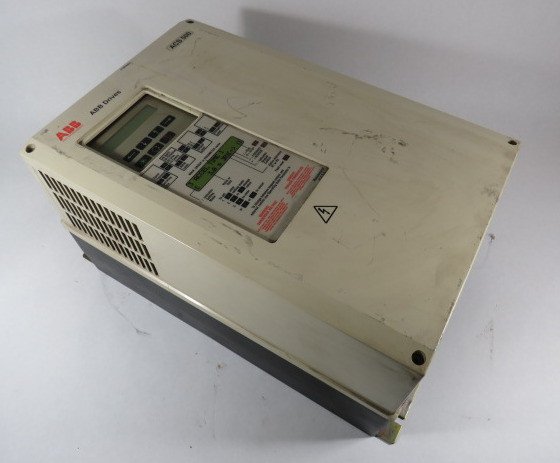 ABB ACS501-015-6X00P2 AC Drive In. 525-600VAC 3Ph *Missing Screws* USED