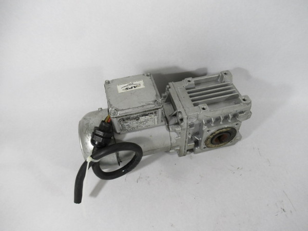 Bauer .25HP .18kW 1620rpm 230/460V TEFC 3Ph c/w Gear Reducer 50:1 USED