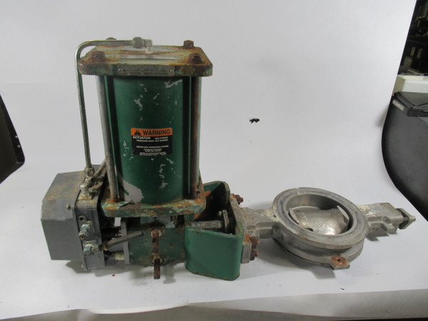 Fisher 15846063 Valve Actuator C/W Butterfly Valve Size 6" USED