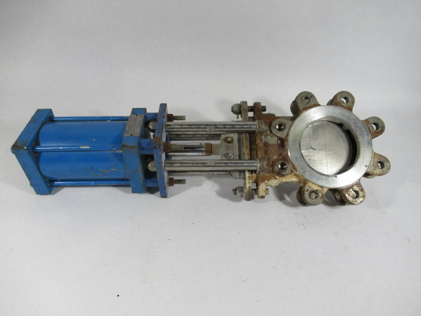 Trueline PAHE9NX3C-5 Valve Actuator C/W Knife Valve Size 4" 150PSI USED