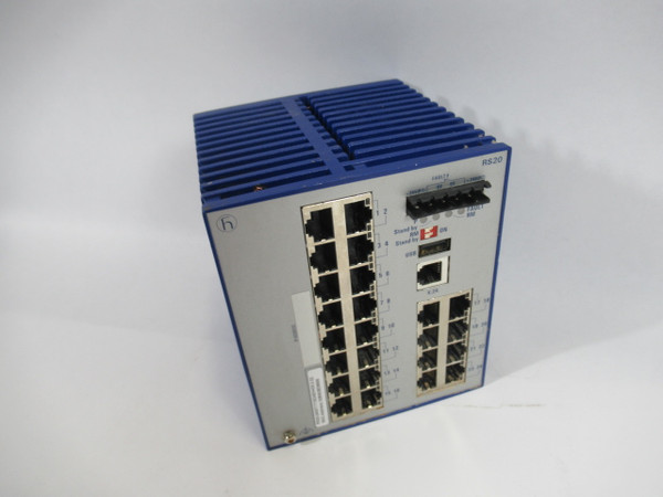 Hirschmann RS20-1600T1T1SDAEHH05.0.02 16 Port RS20 Network Rail Switch USED