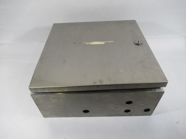 Europex 5412-ESS Stainless Steel Latching Enclosure 16"Lx16"Wx6"H USED