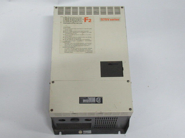 Mitsubishi FR-F2-C7.5K Freqrol F2 AC Drive 3PH 10HP 575VAC 12A 60Hz USED