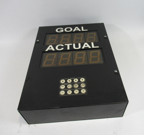 American LED-Gible AF2720-100 Productivity PPT Pacer 2x4 Digit LED USED