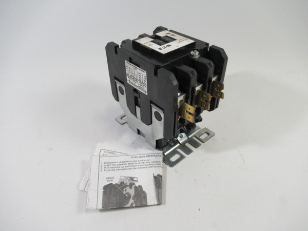 Eaton C25FNF360T Contactor 60Amps Ser A1 3 Pole Coil 24V 50-60Hz NOP