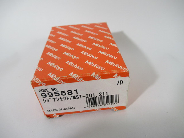 Mitutoyo 995581 Support Foot Set for MST-201 & MST-211 Gauge NEW