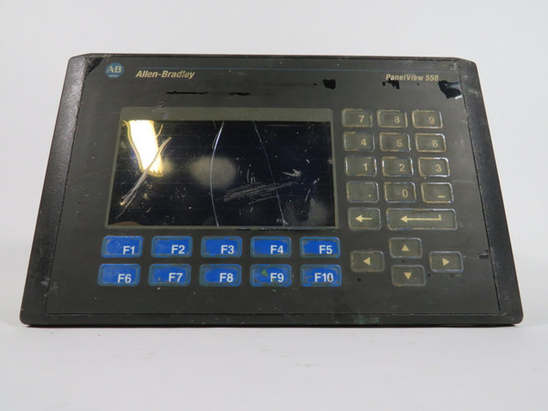 Allen-Bradley 2711-B5A5 PanelView 550 Ser. H Rev. B FRN 4.41 Scratched USED
