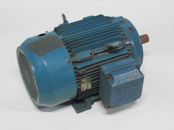 Brook Crompton 15Hp 1760RPM 208-230/460V 254TC TEFC 3Ph 41.13-37.2/18.6A USED
