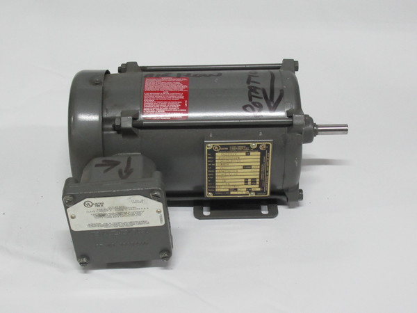 Baldor .25HP 1725RPM 208-230/460V 48 TEFC 3Ph 1.4-1.3/.65A 60Hz NOP