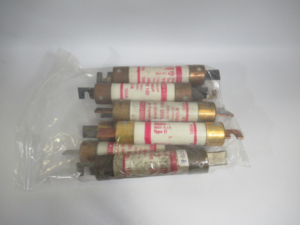 Gould Shawmut TRSR100 Tri-Onic Time Delay Fuse 100A 600VAC Lot of 10 USED