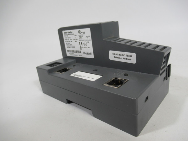 Allen-Bradley 1734-AENTR Ser.A Rev.A01 I/O Dual Port Ethernet IP Adapter USED