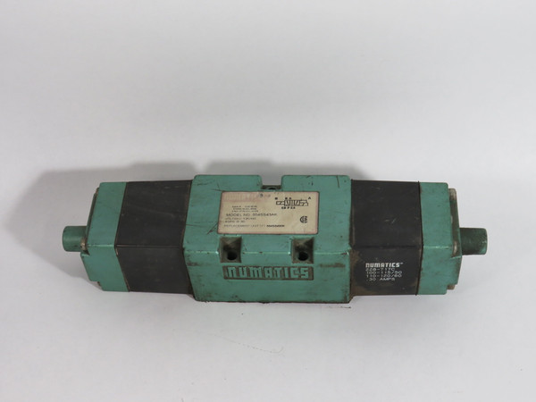 Numatics 554SS43AK Solenoid Valve 120VAC 60Hz 0.30A *Missing Gasket* USED