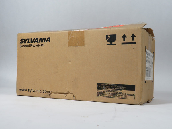 Sylvania CF26DD/E/835 Dulux Compact Fluorescent Bulb 26W Lot of 46 BOX DMG NEW
