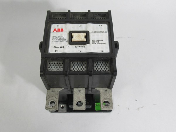 ABB EHW-160C-AFL Welding Isolation Contactor *No Screws* 110V@50Hz USED