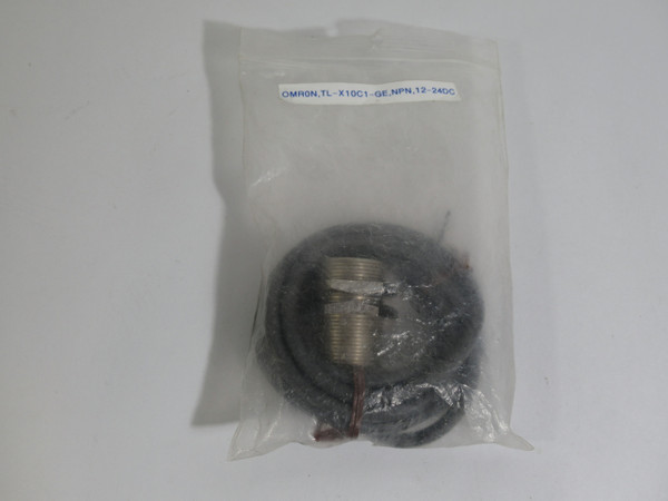 Omron TL-X10C1-GE Proximity Sensor 12-24VDC 10mm 2m Cable NOP