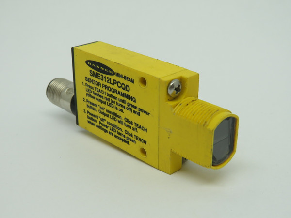 Banner SME312LPCQD Mini-Beam Photoelectric Sensor 10-30VDC 1m 53711 USED