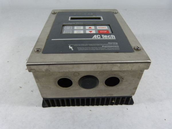 AC Tech M1410E Mc1000 Series Drive 1HP 3Ph 0-400/460V 2.3/2A 0-120Hz USED