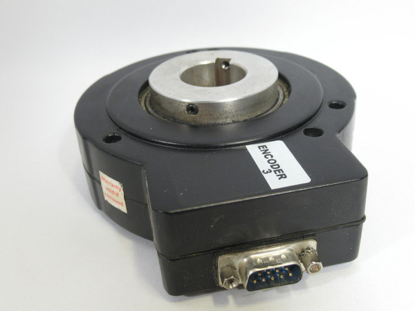 Hohner 1407-0100-1024 Encoder 5-24V 9-Pin 1" Bore 1/4x1/8" Keyway USED