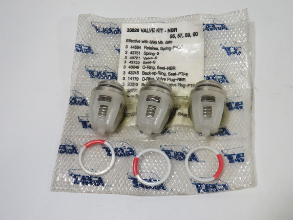 CAT Pumps 33820 Valve Kit for 56, 57, 59, 60 Pumps NWB