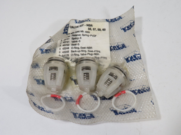 CAT Pumps 33820 Valve Kit for 56, 57, 59, 60 Pumps OPEN BAG ! NWB !