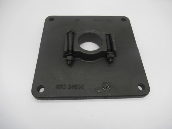 Generic RPE-34000 Steel Mounting Plate 11"x11" Frame 2-1/2" Bore USED