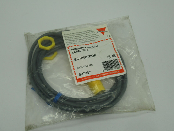 Carlo Gavazzi EC1808TBOP Proximity Switch 10-20mA 20-250VAC NWB
