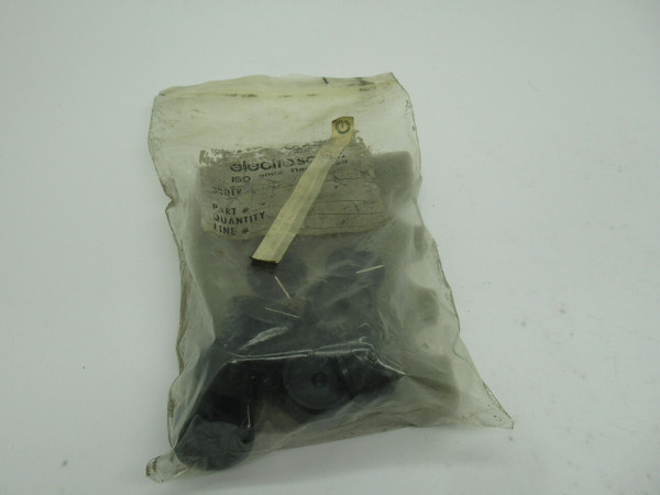 Alco KLN1250B Anodized Aluminum Knobs 1/4" *Lot of 12* NOP