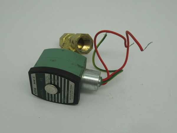 Asco 8030G17 Solenoid Valve 1/2" Pipe 16.1W 15Psi *Missing Piece* USED