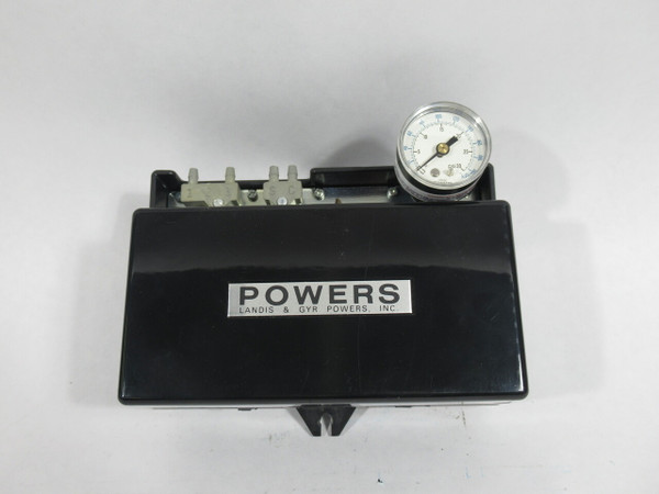 Powers 195-0003 3-Input Receiver Controller w/Gauge *Broken Connector* USED