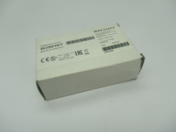 Balluff BOS6K-PU-RH10-S75 Photoelectric Sensor 10-30VDC 100mA 10-200mm NEW