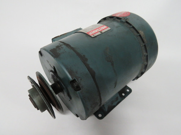 Leeson 3HP 1740RPM 208-230V E182T Fr 3Ph 8.2/4.1FLA 60Hz C/W Attachment USED